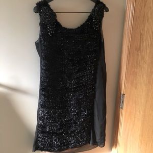 Vera Wang Mini Flapper Dress